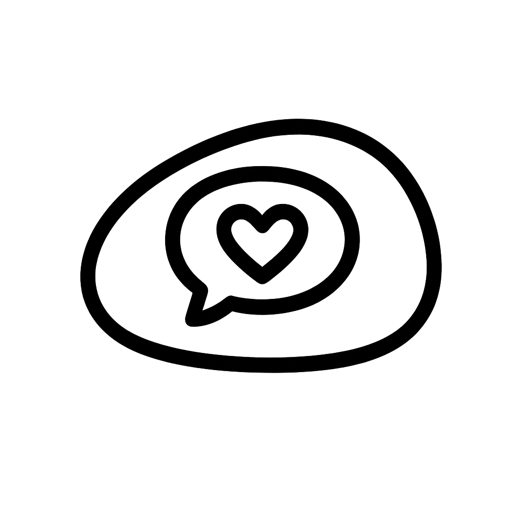 Dřevěné oblázky s milými vzkazy
