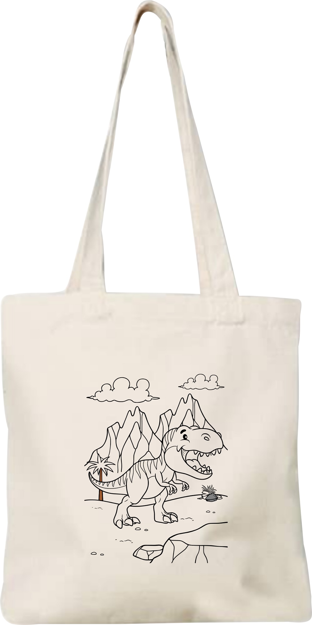 Taškomalovánka dinosaurus