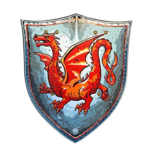 štít rytířský - jantarový drak