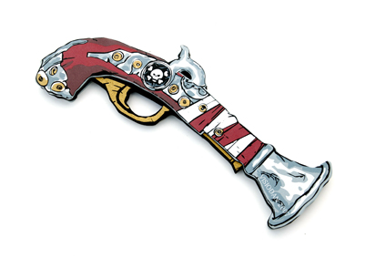 pistol pirátská