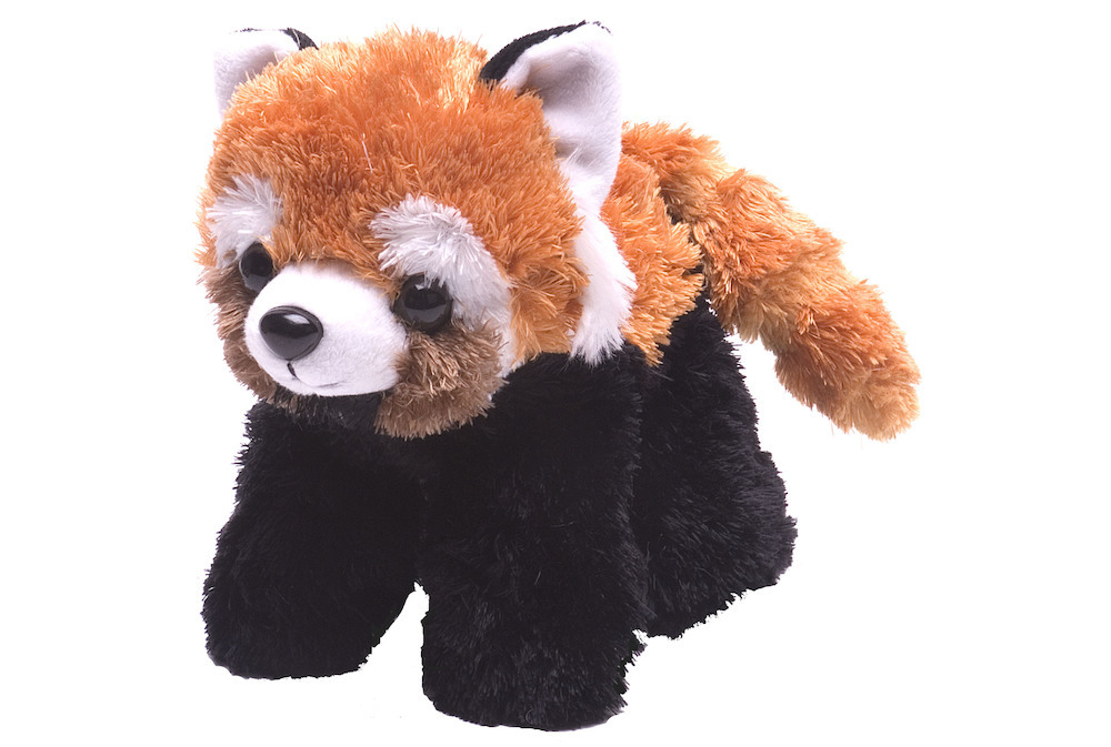 plyšová Panda čevená 17cm