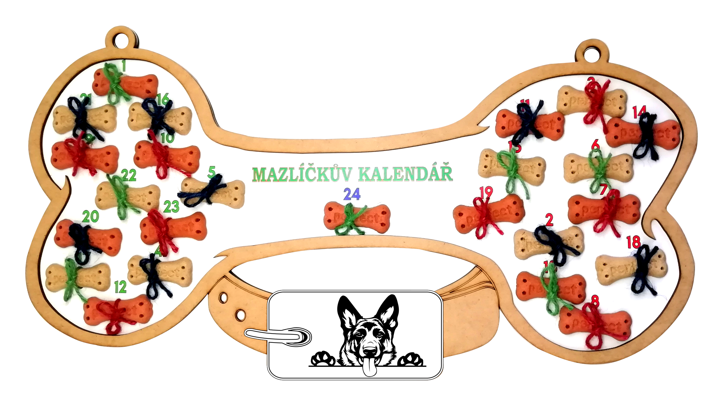 Adventní kalendář pro mazlíčka Vlčák