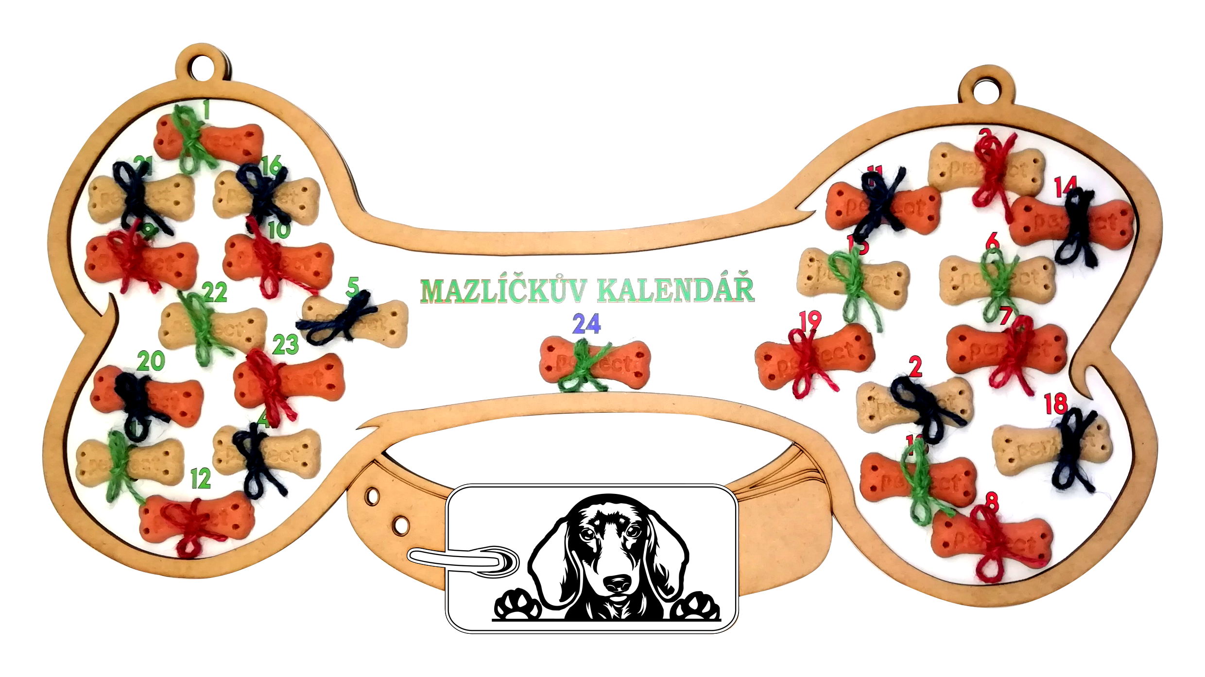 Adventní kalendář pro mazlíčka Jezevčík