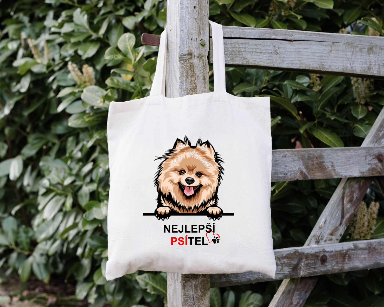 taška Nejlepší PSÍTEL - Pomeranian