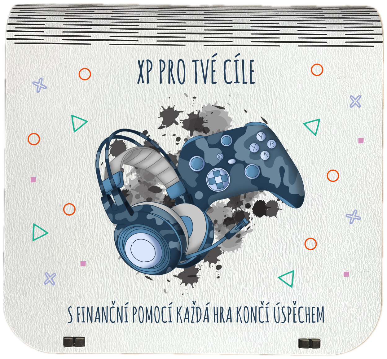 Dárková krabička na bankovky v injekcích - "XP pro tvé cíle"