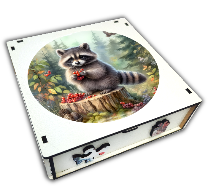 puzzle dřevěné mýval