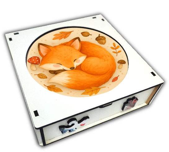 puzzle dřevěné lištička