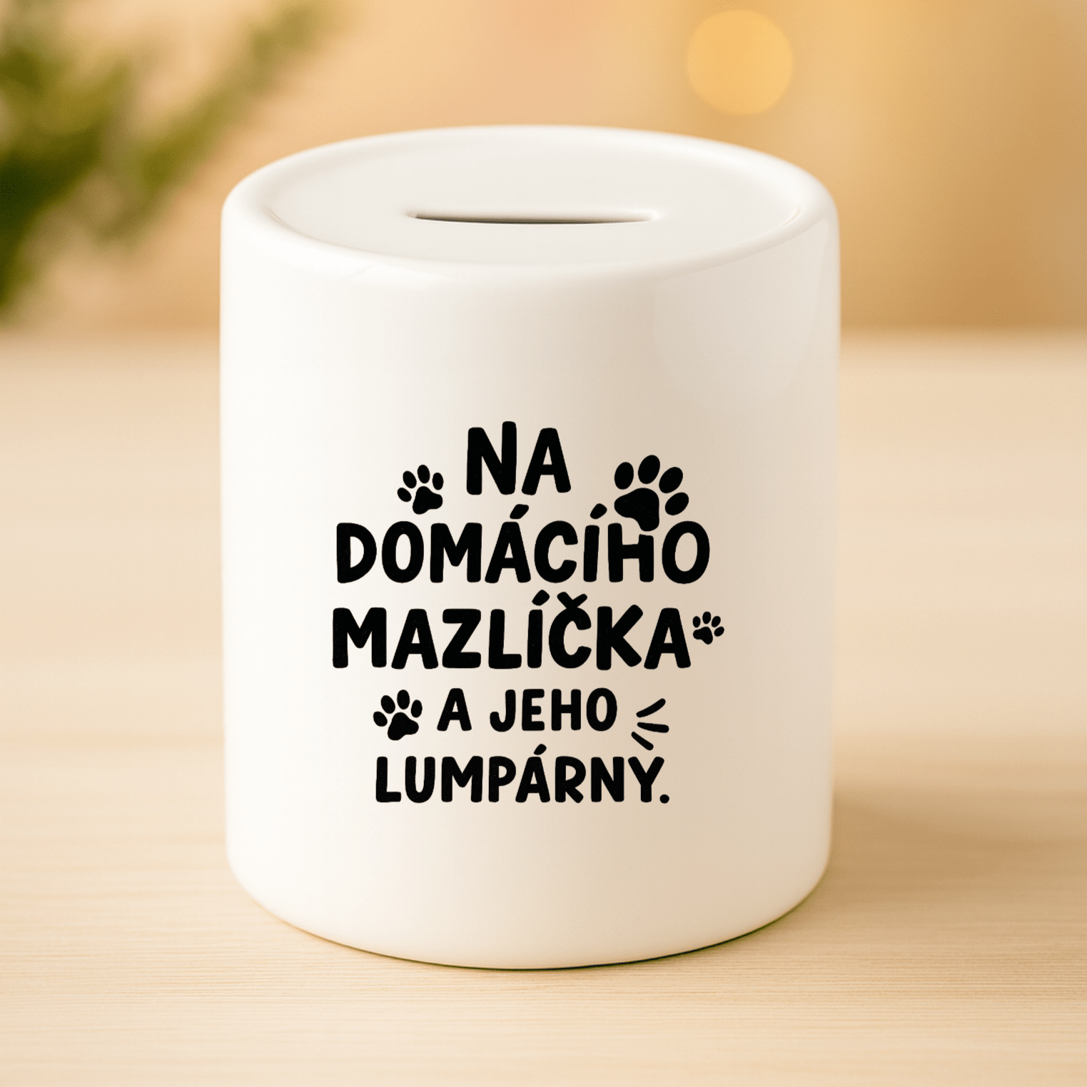 Keramická pokladnička - Na domácího mazlíčka
