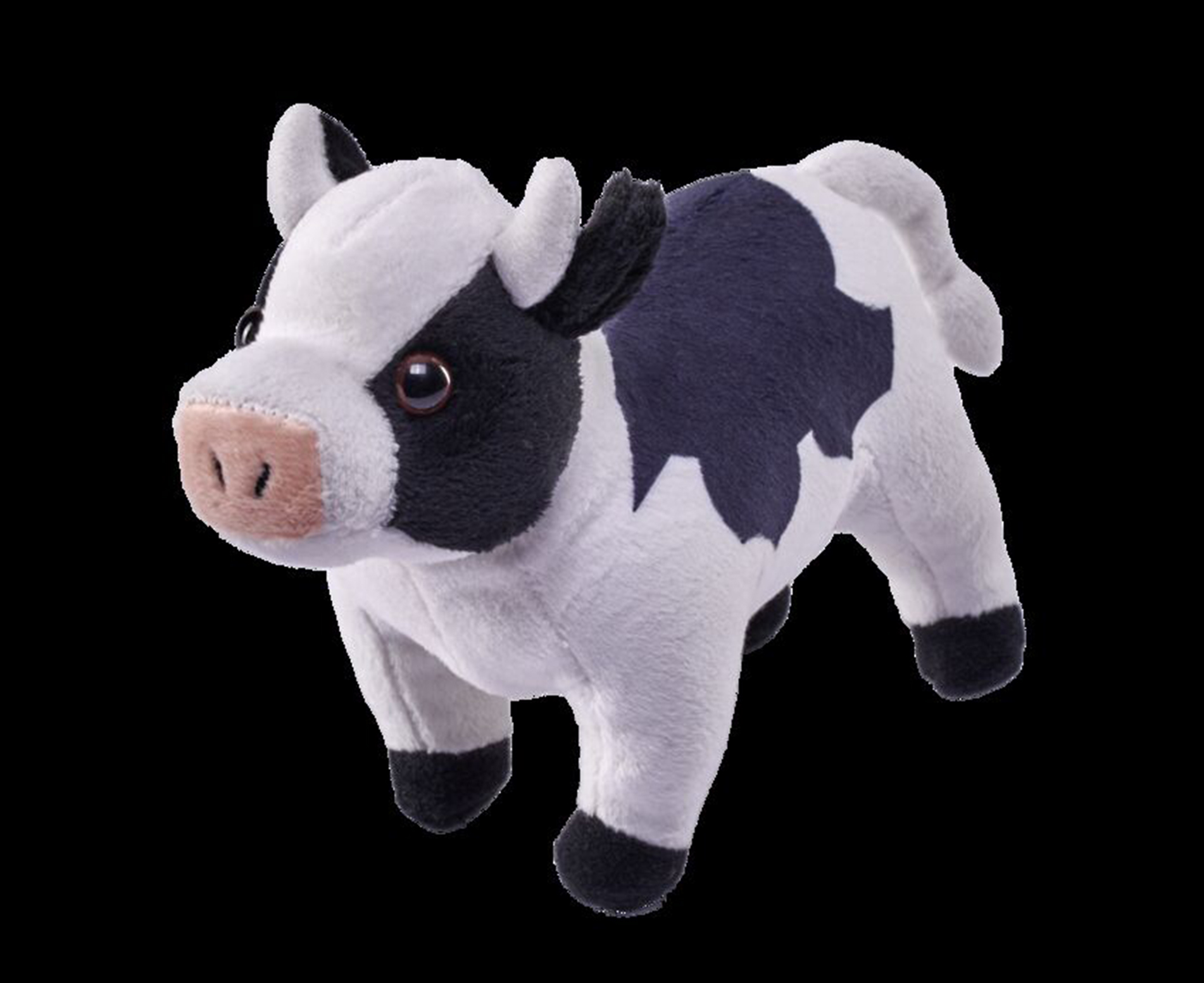 Plyš kapsáček kráva 13cm ECO