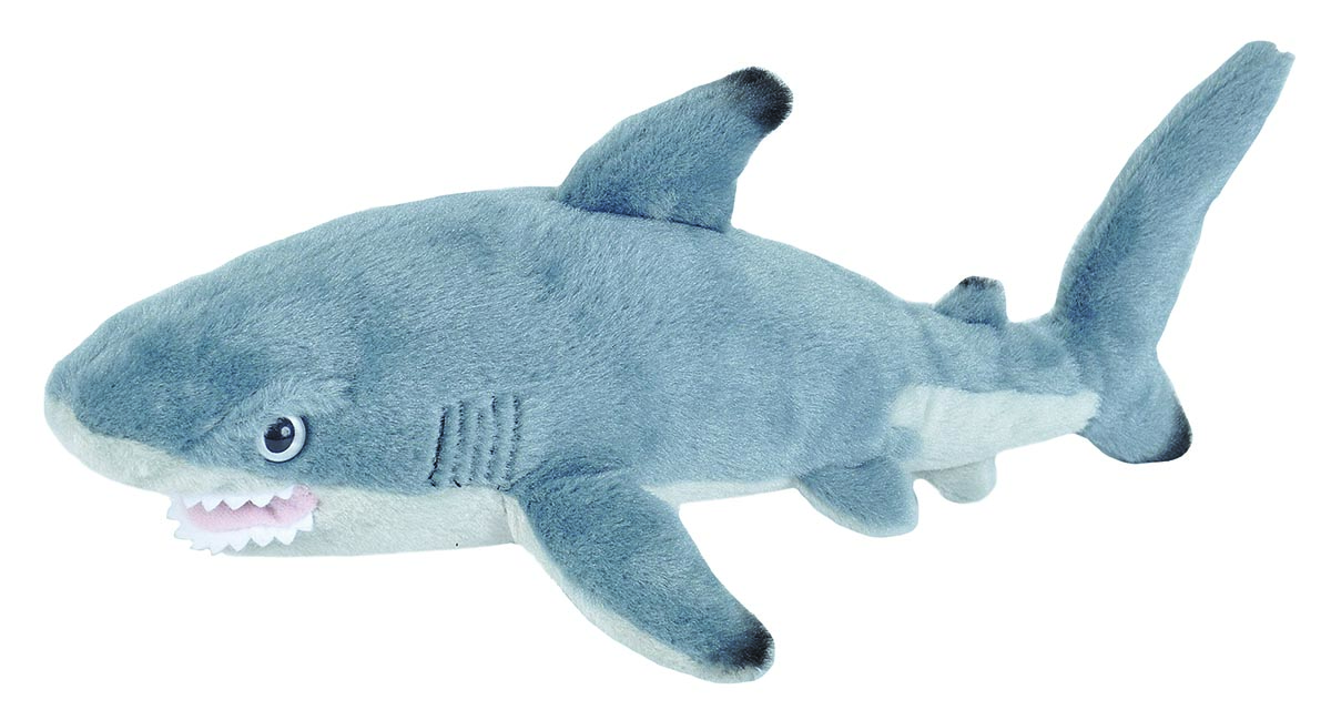 Plyš žralok černý špičatý 15-30 cm WR