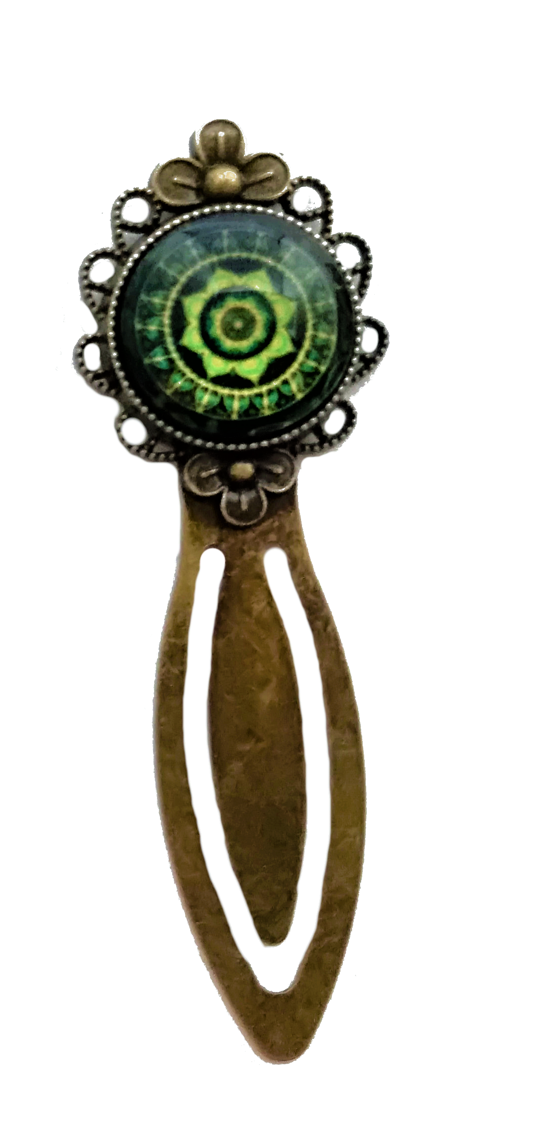 záložka Zelená mandala