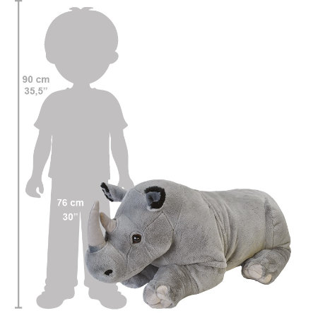 plyšový Nosorožec ležící 76cm