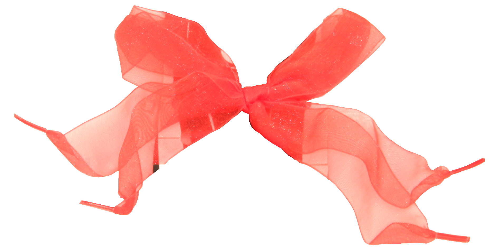 Tkaničky COOL organza červené