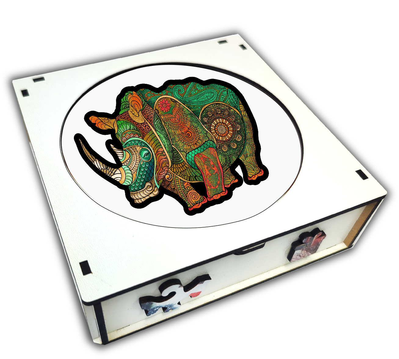 puzzle Nosorožec 132 dílků