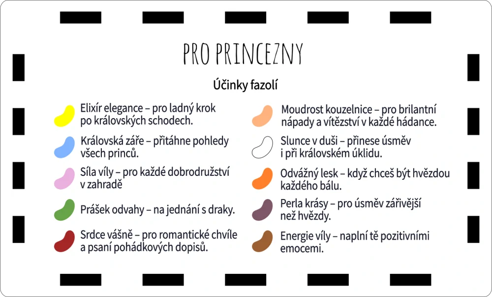 Veselé fazolky - pro princezny