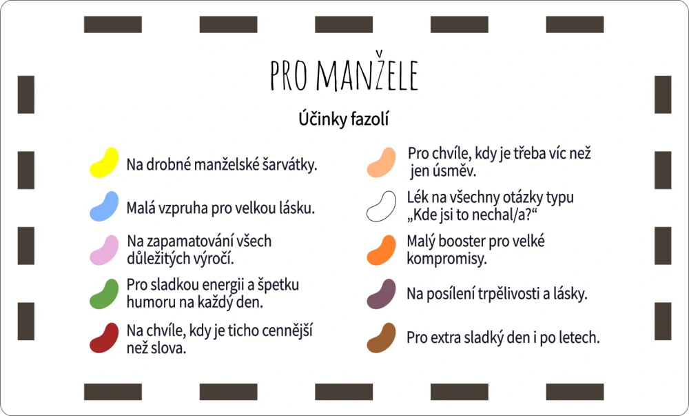 Veselé fazolky - pro manžele