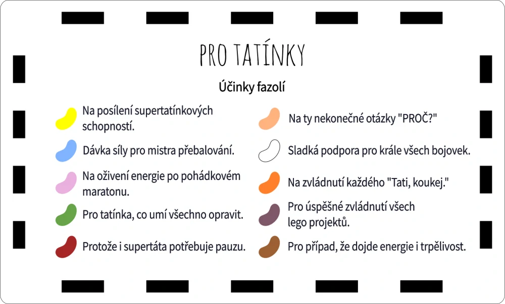 Veselé fazolky - pro tatínky