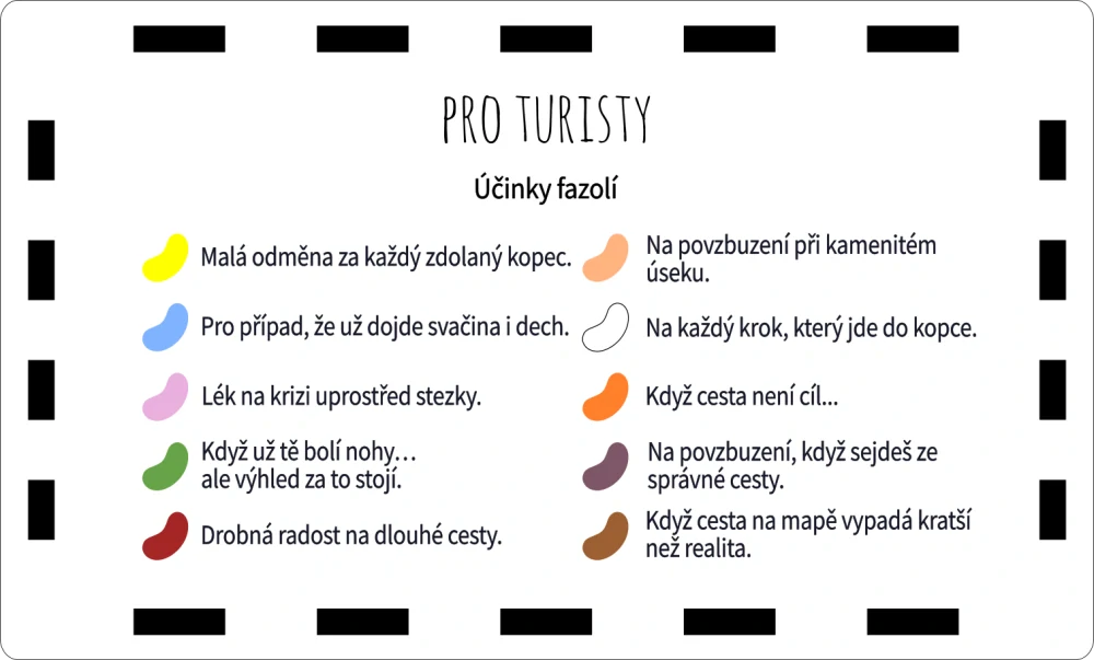 Veselé fazolky - pro turisty