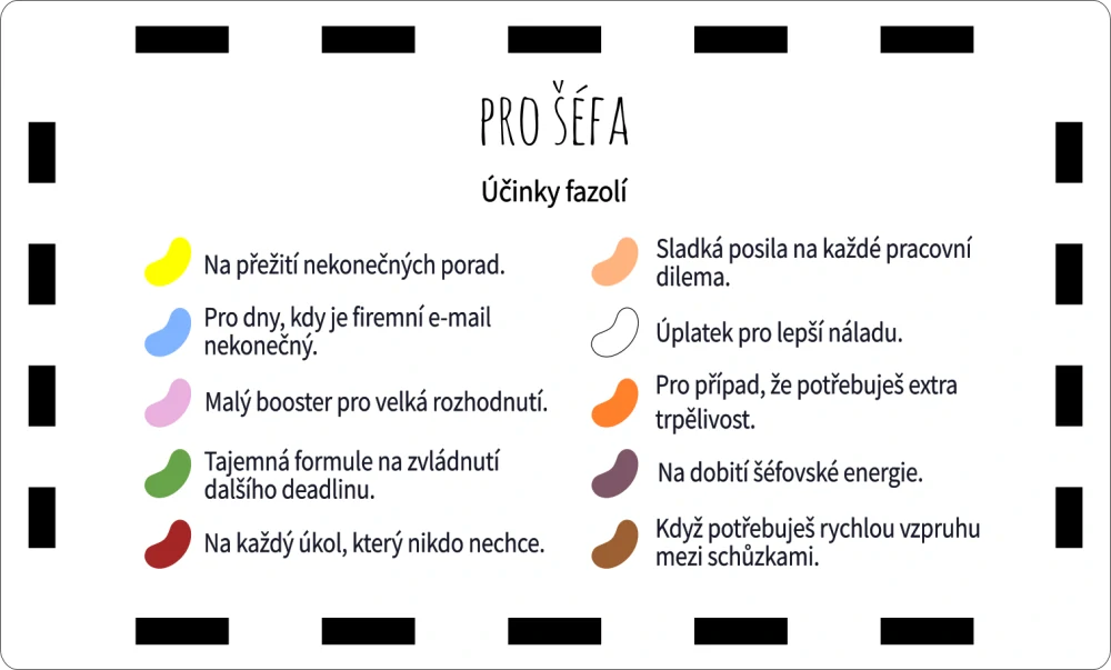 Veselé fazolky - pro šéfa