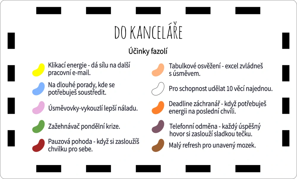 Veselé fazolky - do kanceláře