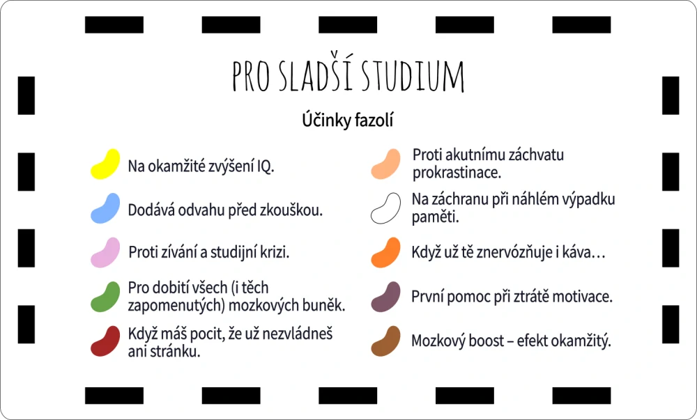 Veselé fazolky - pro sladší studium