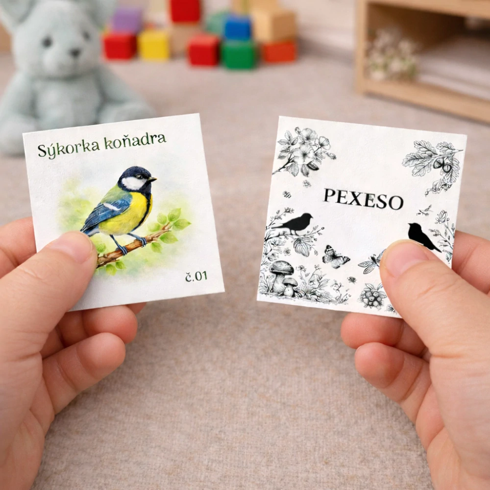pexeso Ptáci české přírody