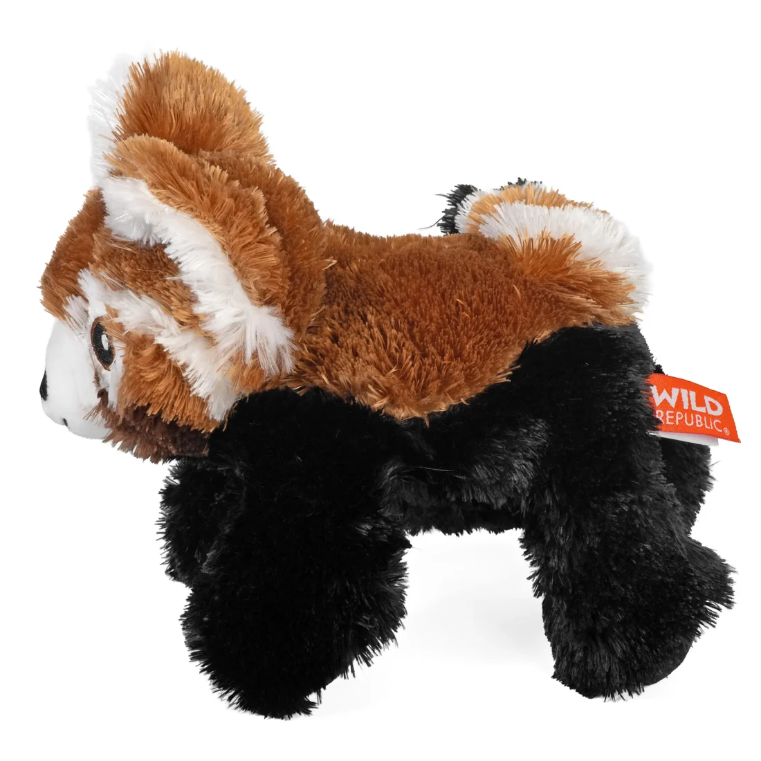 Plyš Ecofuzzies panda červená 17cm