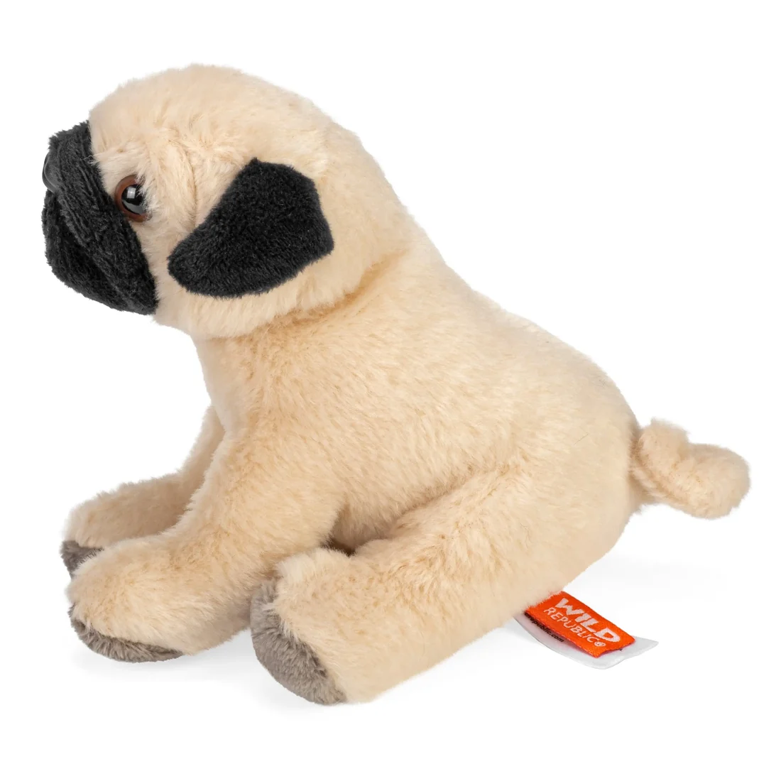 Plyš kapsáček pes mops 13cm ECO WR