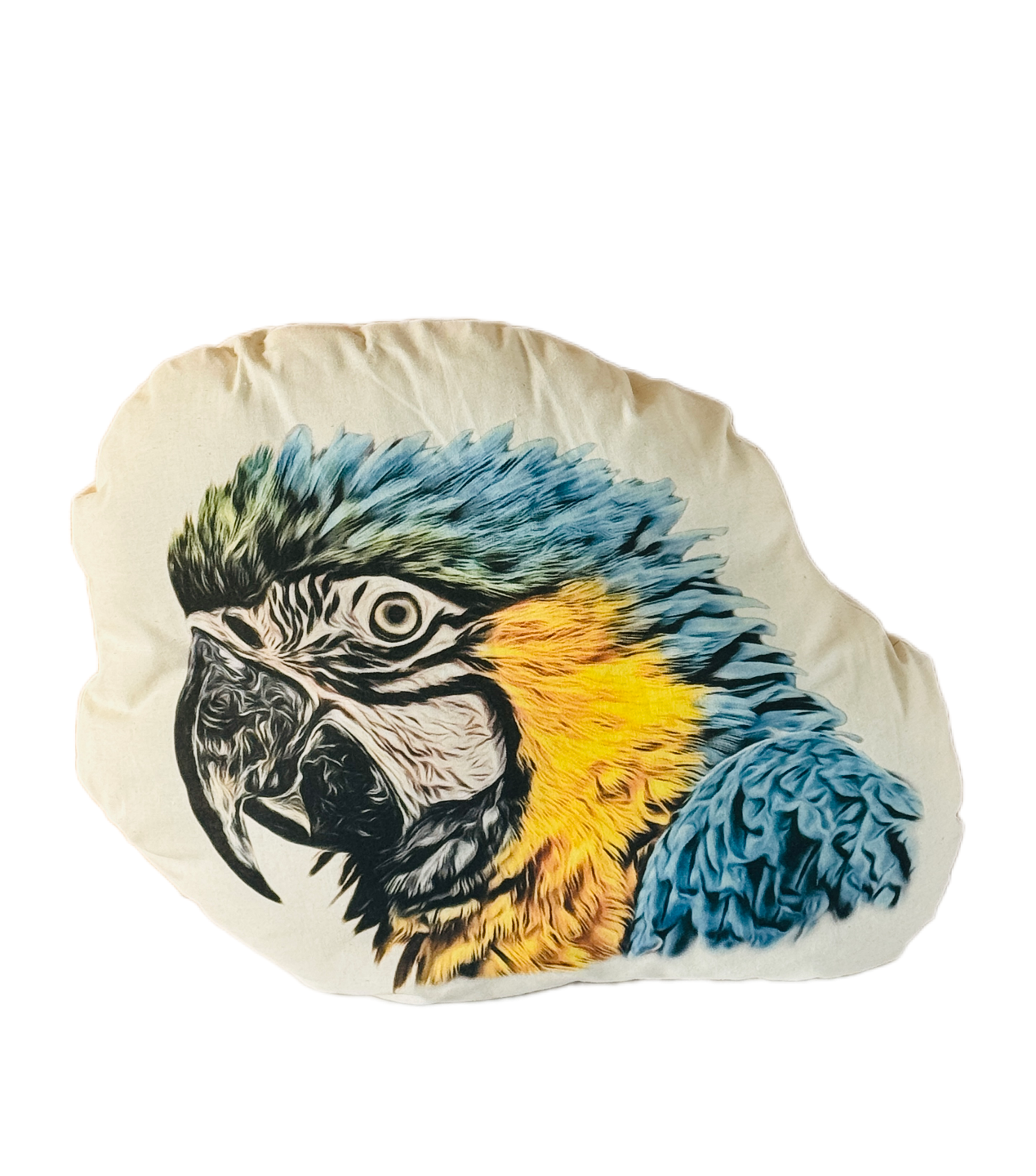 polštář s kapsou Papoušek