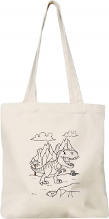 Taškomalovánka dinosaurus
