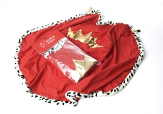 plášť královský textil