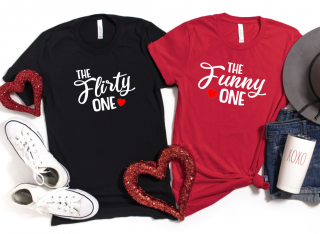 nažehlovačka 2ks Flirty-Funny bílá