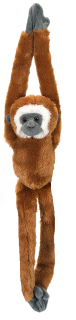 plyšový závěsný Gibbon tmavý 51 cm