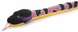 Plyšový Had Chřestýš lesní 137 cm
