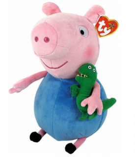 Prasátko George s dino 20 cm