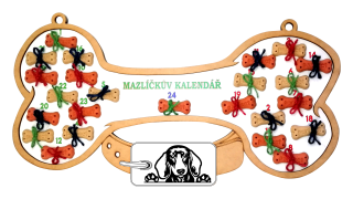 Adventní kalendář pro mazlíčka Jezevčík