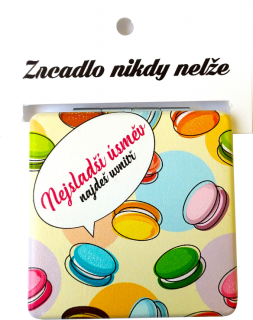 zrcátko "Nejsladší úsměv najdeš uvnitř"