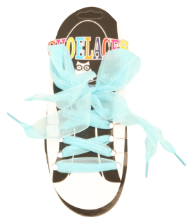 Tkaničky COOL organza modrá světlá