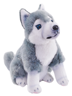 pes se zvukem Husky tmavý