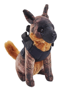 pes se zvukem Malinois tmavý