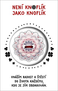 KNOFLÍK ŠTĚSTÍ Není knoflík jako knoflík mandala 29