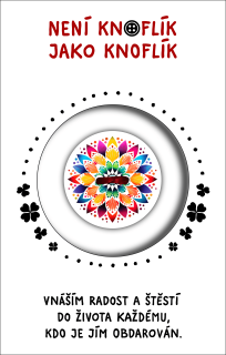 KNOFLÍK ŠTĚSTÍ Není knoflík jako knoflík mandala 32