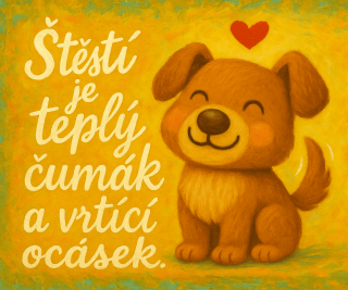 Čistící utěrka - pejsek