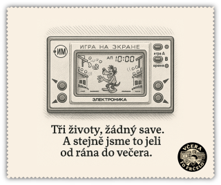 Čistící utěrka - retro 1