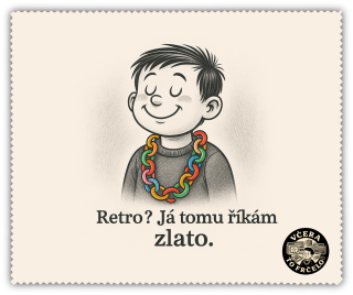 Čistící utěrka - retro 5