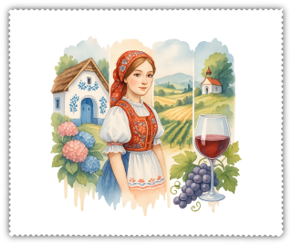 Čistící utěrka - vinobraní 