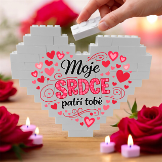 Srdce se vzkazem – Moje srdce patří tobě
