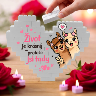 Srdce se vzkazem – Život je krásný, protože jsi tady