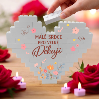 Srdce se vzkazem – Malé srdce pro velké Děkuji