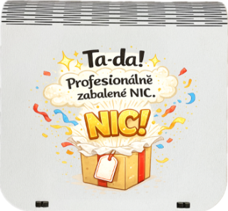 Dárková krabička na bankovky v injekcích - "Ta-da! Profesionálně zabalené nic